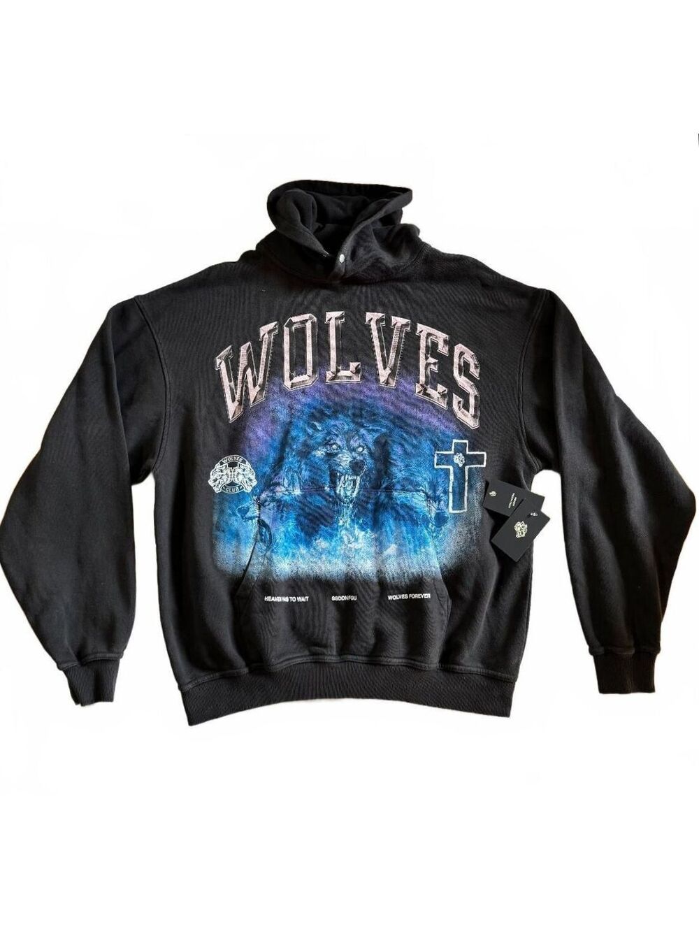 Darc Sport Wolves Club Graphic Hoodie Black OS Medium